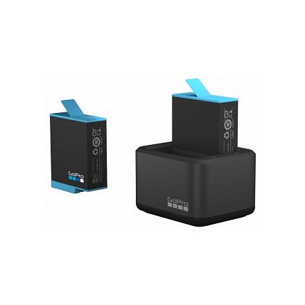 GoPro Dual Battery Charger + Battery (HERO12 Black/HERO11 Black/HERO10 Black) (ADDBD-001)