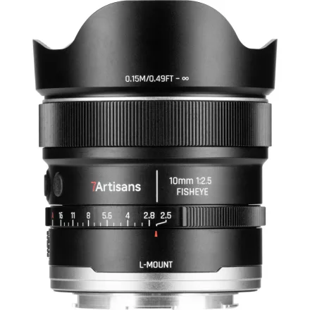 7Artisans AF 10mm f/2.5 MAX full frame Fisheye objektív (Leica L)