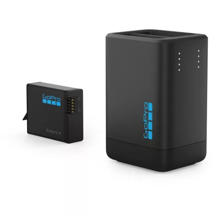GoPro Dual Battery Charger + Enduro 2 Battery (Mission 1, Mission 1 PRO, HERO13 Black) (AGDBD-001)