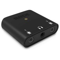   Rode két csatornás TRS/TRRS mikrofon és fejhallgató adapter USB-C aljzattal, Lightning, USB-C és USB-A kábelekkel (AI-Micro)