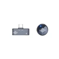   Luucco AirWave K1 vezeték nélküli csíptetős lavalier mikrofon USB-C csatlakozóval, mágneses rögzítővel
