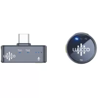   Luucco AirWave Mini-K1 vezeték nélküli csíptetős lavalier mikrofon USB-C csatlakozóval