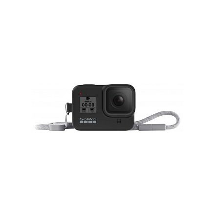 GoPro Sleeve + Lanyard (HERO8 Black) (szilikon tok és pánt) (Blackout) (AJSST-001)