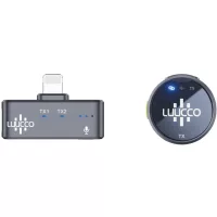   Luucco AirWave Mini-K1 vezeték nélküli csíptetős lavalier mikrofon Apple Lightning csatlakozóval