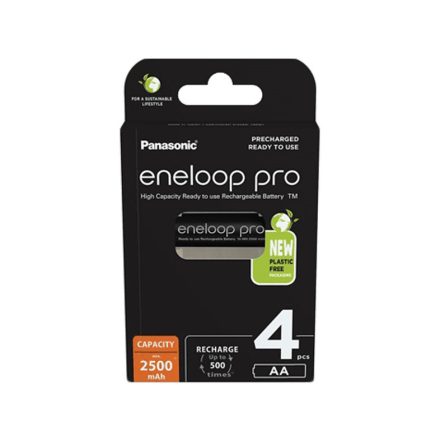 Panasonic eneloop Pro 4db AA 2500mAh Ni-MH akkumulátor 