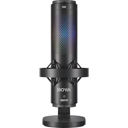 Boya BOYA-K9 USB podcast, streamer, Gamer RGB mikrofon