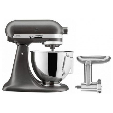 KitchenAid Classic 4,3L 5KSM95 robotgép és fém daráló adapter szett (palaszürke)