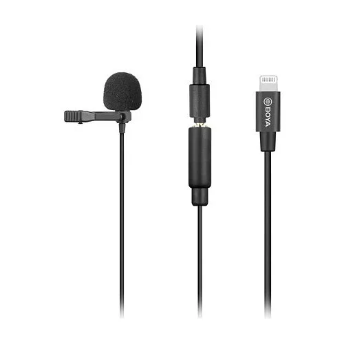 Boya BY-M2 Univerzális Lavalier mikrofon (iOS)