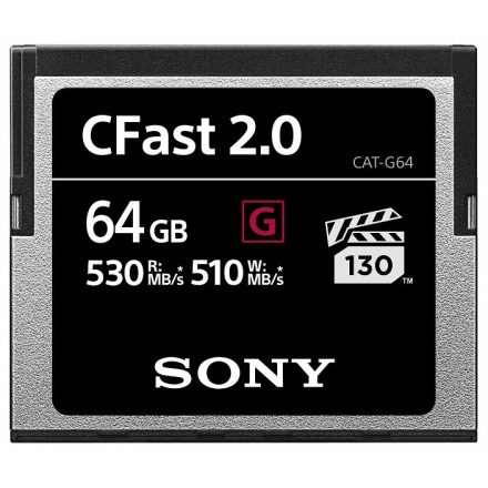 Sony CFast 2.0 64GB (530MB/s) (CAT-G64-R)