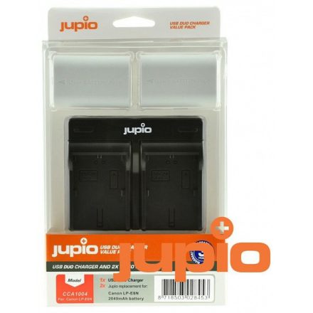 Jupio Canon LP-E6N ULTRA & USB Dual Charger Kit