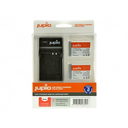 Jupio Canon NB-13L & USB Single Charger Kit