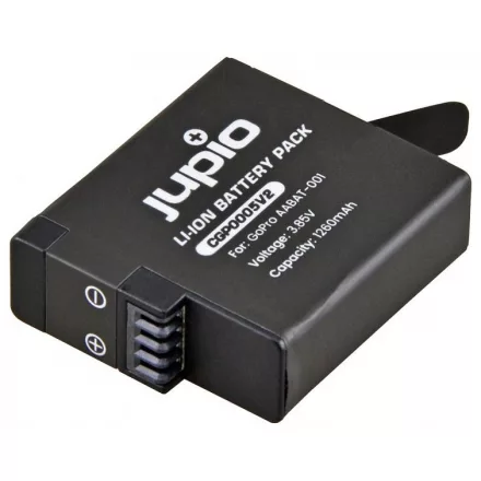 Jupio GoPro AABAT-001 HERO5, HERO6, HERO7, HERO (1260 mAh) utángyártott akkumulátor