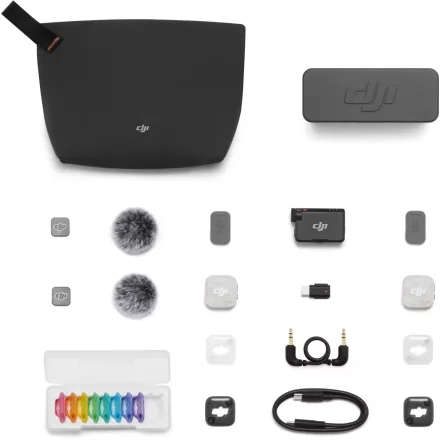 DJI Mic Mini 2S (2 TX + 1 RX + töltő tok)