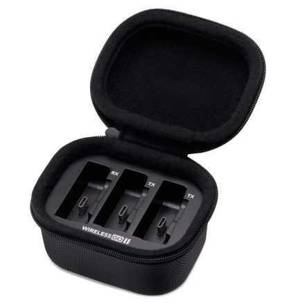 Rode Charge Case töltő tok és hordtáska Wireless GO II vezeték nélküli mikrofon rendszerhez