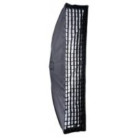   Godox softbox 35x160 cm méhsejtráccsal bowens csatlakozású alumínium gyűrű adapter