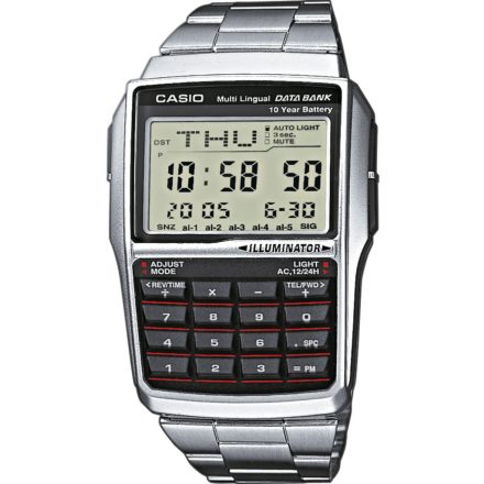 Casio Vintage férfi digitális karóra (ezüst)