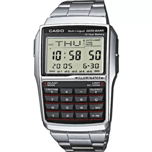 Casio Vintage férfi digitális karóra (ezüst)