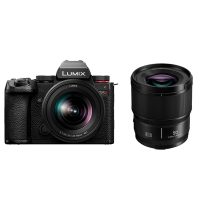   Panasonic Lumix S DC-S5 II kit (20-60mm f/3.5-5.6 + S 50mm f/1.8) (DC-S5M2W)