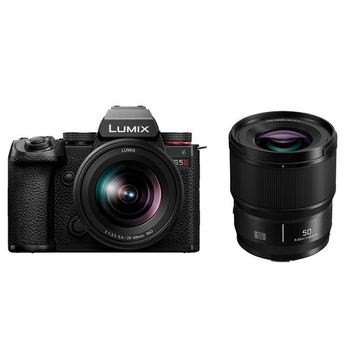   Panasonic Lumix S DC-S5 II kit (20-60mm f/3.5-5.6 + S 50mm f/1.8) (DC-S5M2W)