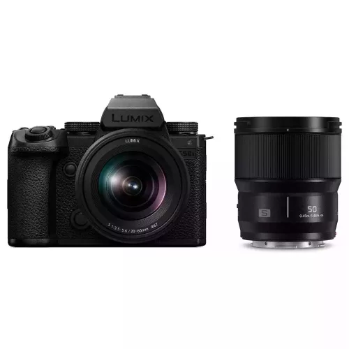   Panasonic Lumix S5 IIX MILC fényképezőgép kit (20-60mm f/3.5-5.6 + S 50mm f/1.8)
