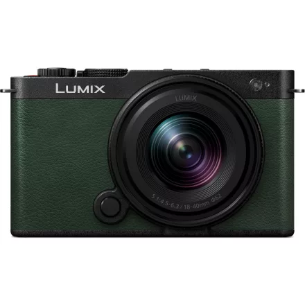 Panasonic Lumix S9 MILC fényképezőgép kit (18-40mm f/4.5-6.3) (sötét olívazöld)