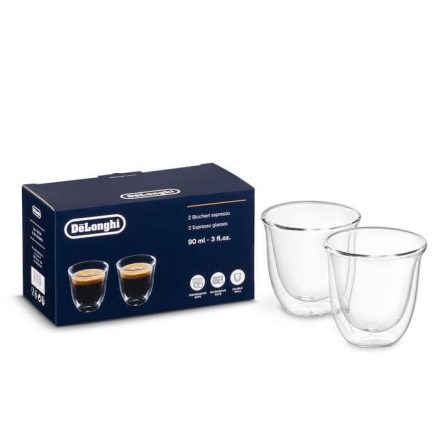 DeLonghi DLSC310 90ml üveg eszpresszó pohár 2db-os