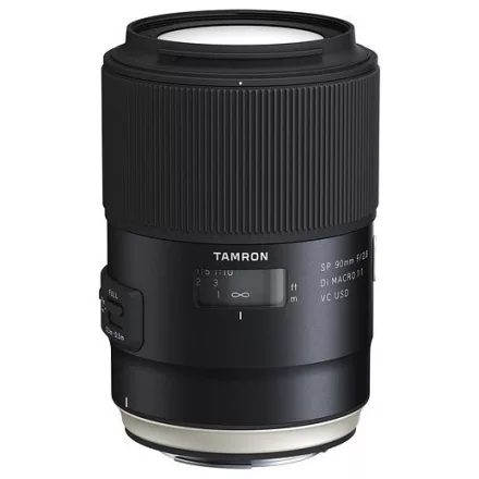Tamron SP 90mm f/2.8 Di Macro 1:1 VC USD rev.2. objektív (Canon) (használt)
