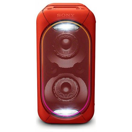 Sony GTK-XB60R hordozható Bluetooth hangszóró (piros)