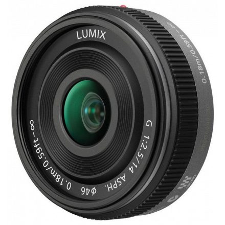 Panasonic Lumix G 14mm f/2.5 Asph (fekete)