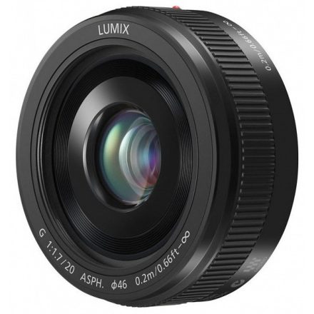 Panasonic Lumix G 20mm f/1.7 II Asph (fekete)