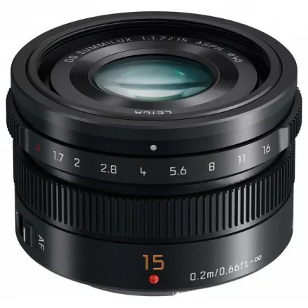 Panasonic Leica DG Summilux 15mm f/1.7 ASPH. (fekete) (használt)
