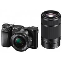   Sony Alpha 6000Y kit (16-50mm f/3.5-5.6 + 55-210mm f/4.5-6.3) (fekete) (ILCE-6000YB)