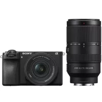   Sony Alpha 6700K MILC fényképezőgép kit (16-50mm f/3.5-5.6 II, 70-350mm f/4.5-6.3 G OSS)