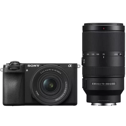 Sony Alpha 6700K MILC fényképezőgép kit (16-50mm f/3.5-5.6 II, 70-350mm f/4.5-6.3 G OSS)