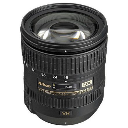 Nikon AF-S 16-85mm f/3.5-5.6G DX ED VR (használt II)