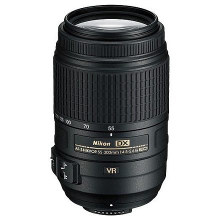 Nikon AF-S 55-300mm f/4.5-5.6 G DX VR (használt II)