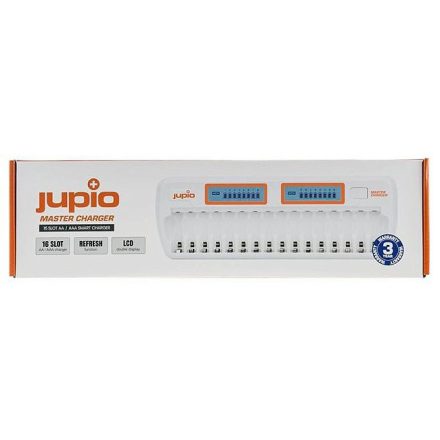 Jupio Master Charger 16x AA/AAA elemtöltő