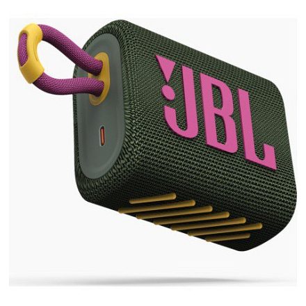 JBL GO3 Bluetooth hangszóró (zöld) (JBLGO3GRN)