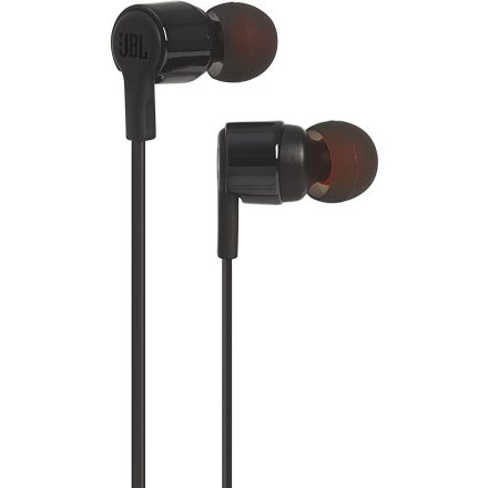 JBL T210 In-Ear fülhallgató (fekete)