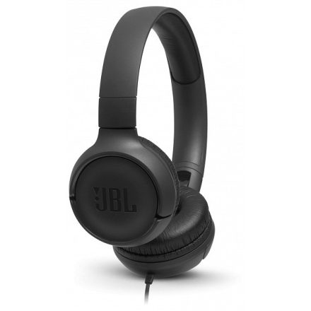 JBL T500BLK On-Ear fejhallgató (fekete)