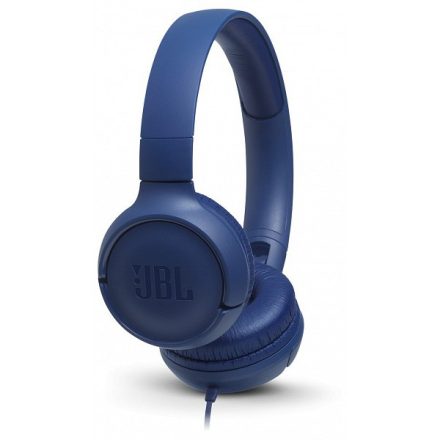 JBL T500BLU On-Ear fejhallgató (kék)