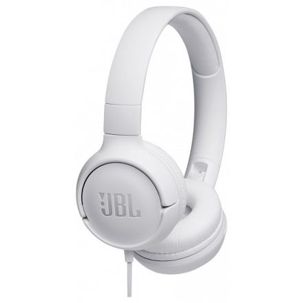 JBL T500WHT On-Ear fejhallgató (fehér)