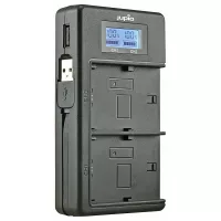   Jupio USB duo töltő LCD kijelzővel Fuji NP-W126 akkumulátorokhoz (használt)