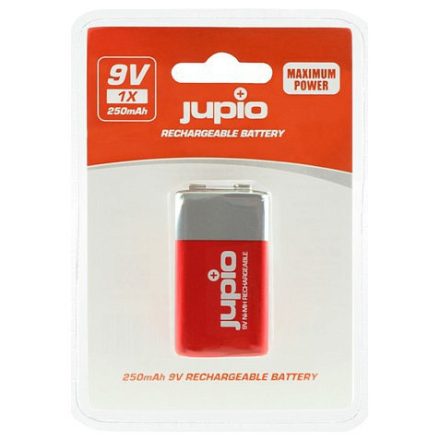 Jupio újratölthető akkumulátor (9V, 250 mAh)