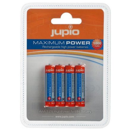 Jupio Maximum Power 1000mAh Ni-MH AAA elem (4db)