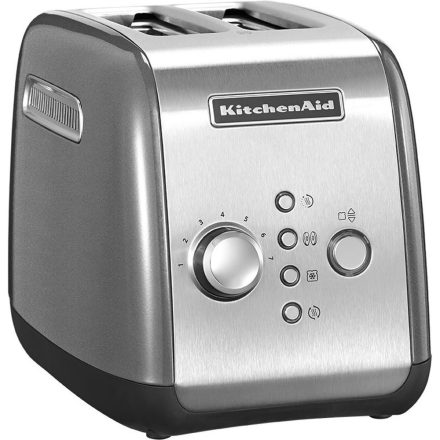 KitchenAid 2 szeletes motorizált kenyérpirító (ezüst) (5KMT221ECU)