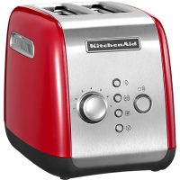   KitchenAid 2 szeletes motorizált kenyérpirító (piros) (5KMT221EER)