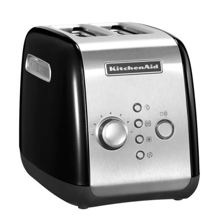 KitchenAid 2 szeletes motorizált kenyérpirító (onyx fekete) (5KMT221EOB)