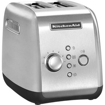   KitchenAid 2 szeletes motorizált kenyérpirító (inox) (5KMT221ESX)
