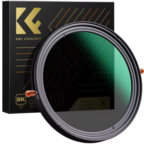   K&F Concept NANO-X CPL+VARIO ND2-32 szűrő HD, vízlepergető, karcálló (77mm)